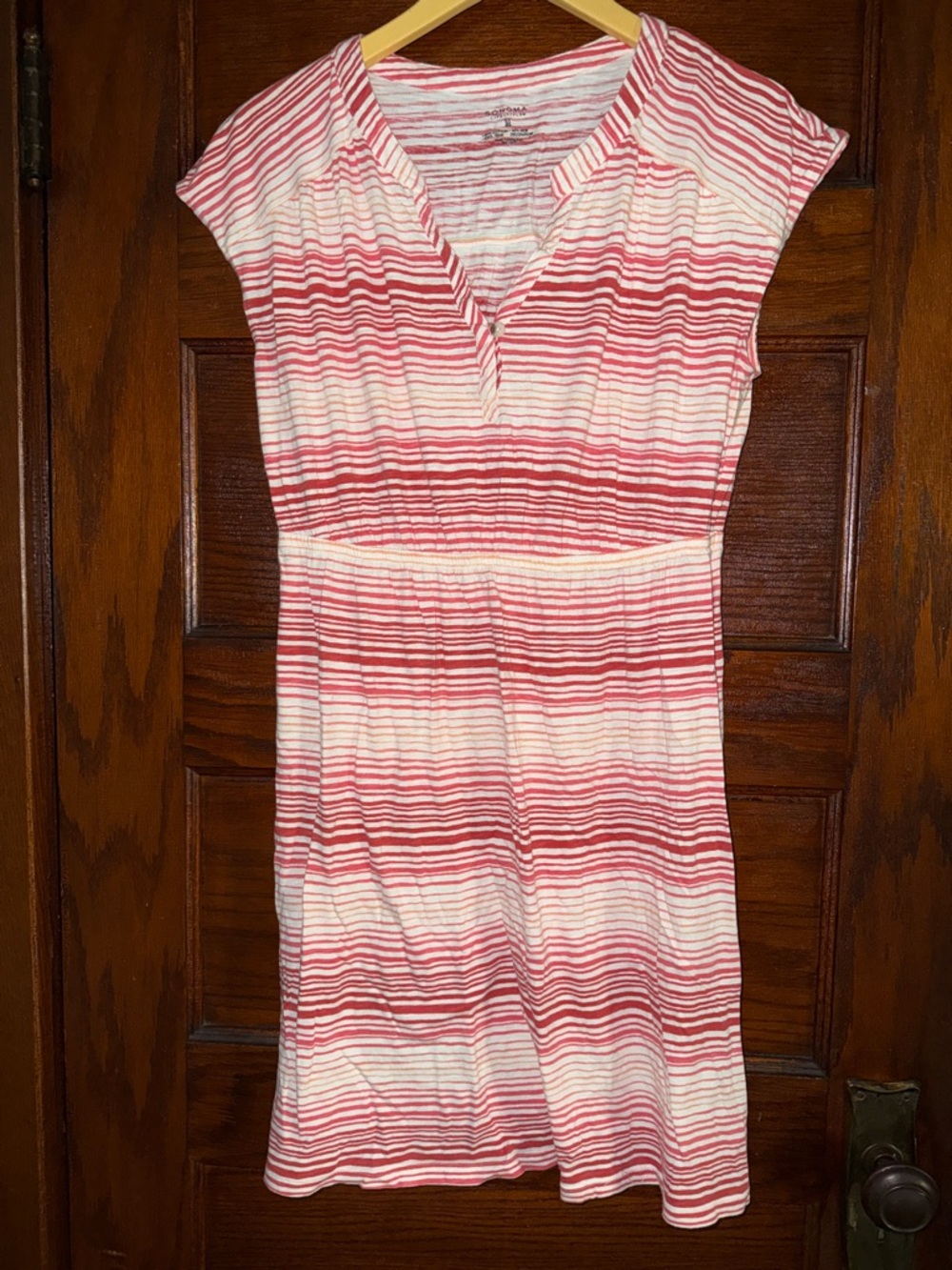 Medium Sonoma Striped Lightweight Dress